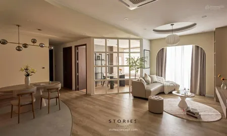 Căn đẹp hướng mát view trung tâm dt lớn 75m2 2 ban công nhà tặng lại toàn bộ nội thất