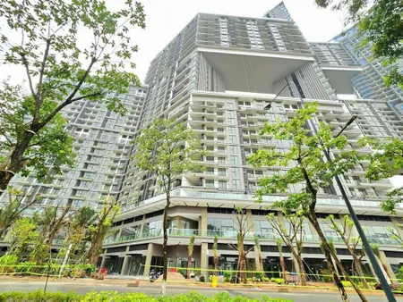 Sky forest bán căn hộ đặc biệt 96m2 thiết kế 2 phòng ngủ, 2wc có sân vườn 25m2 view biệt thự đảo