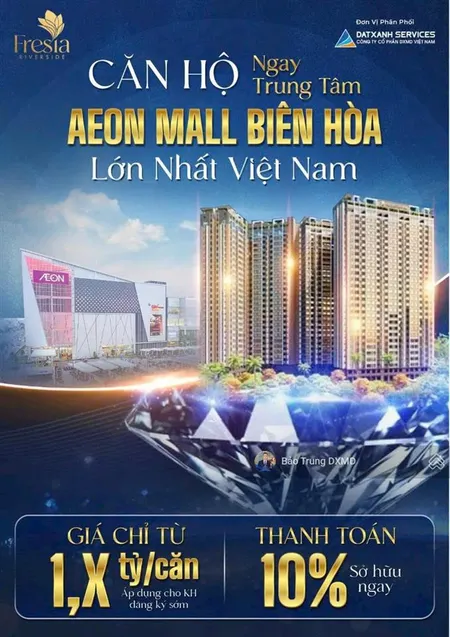Fresia riverside biên hòa đón đầu tiềm năng tăng giá, cơ hội đầu tư sáng giá tại đồng nai