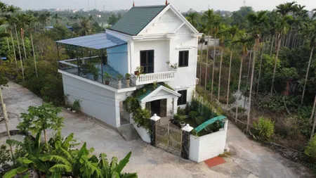 bán đất tặng nhà vườn mini