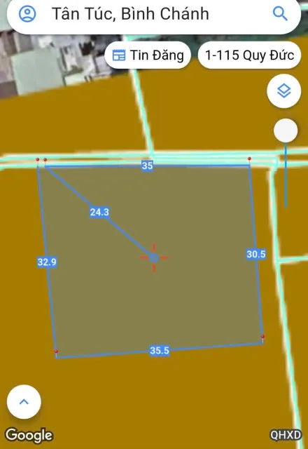 Bán đất 1173m² giá 11 tỷ Xã Tân Nhựt
