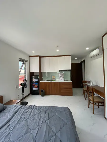(Cực hiếm) Căn hộ Studio 25m2 mới khai trương ngõ 57 Mễ Trì Hạ - Ở được nhiều người - Nhận xe điện