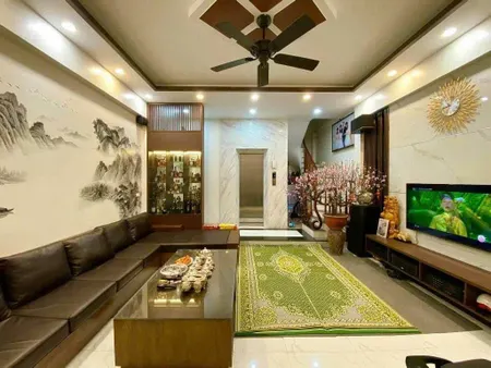 Cho thuê nhà Phố Nguyễn Chính, Hoàng Mai, 5.5 tầng x 45m2, thang máy KD onl, kết hợp ở