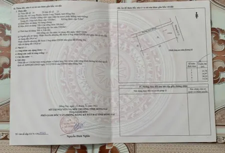 Bán đất 530.3m² ngang 14m giá 12 tỷ Xã Long Phước