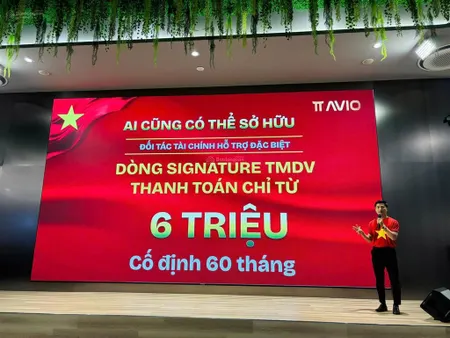 Mừng quốc khánh 2/9, tt avio tung ưu đãi khủng, thanh toán chỉ 6 triệu/tháng sở hữu ngay