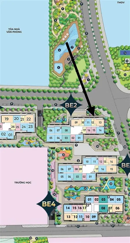 Chính chủ cần bán gấp căn studio toà be2 view trực diện bể bơi giá 2,1 tỷ