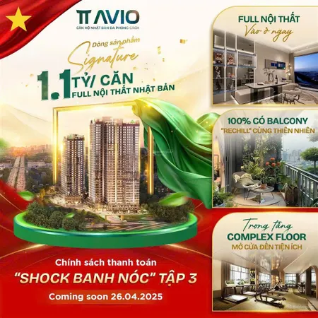 Tt avio ch nhật bản liền kề vincom dĩ an chỉ 1.3tỷ/ căn tt 6tr/ tháng trải dài đến khi nhận nhà