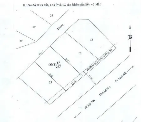 Đất mỹ hòa mặt tiền dt702 giá tốt khu vực phát triển du lịch tại nam khánh hòa