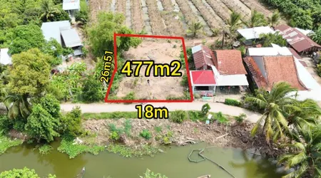 Đất mặt tiền thổ cư gần chợ bình thành thanh bình