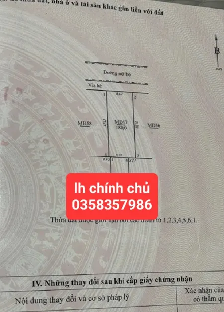 Bán đất 180m² ngang 8.48m giá 14.35 tỷ Xã Sóc Sơn