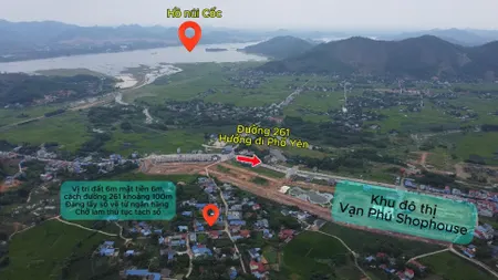 Bán đất 193.5m² ngang 8m giá 1.2 tỷ Xã Vạn Phú