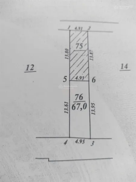 Đất tân phong, thụy phương, dt 67m2, mt 4,9m, giá chào hơn 8 tỷ, có thương lượng, ô tô đỗ cửa