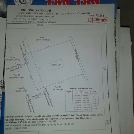 Bán đất 1673m² ngang 35,7m giá 14 tỷ Phường Thuận An