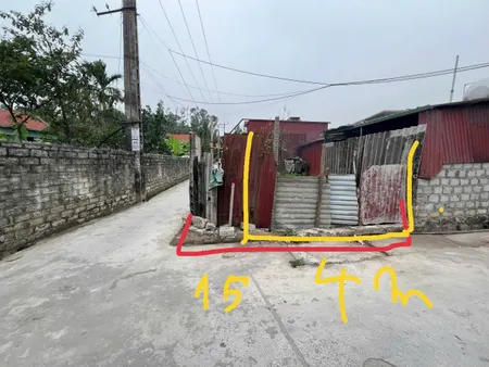 Bán đất 60m² ngang 4m . đường thông 4,5m.  giá 690 triệu Phường Lưu Kiếm( Kênh Giang). liên hệ 0362558882