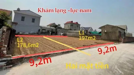 Bán đất tại quốc lộ 37, 760 triệu, 197m2 giá ưu đãi