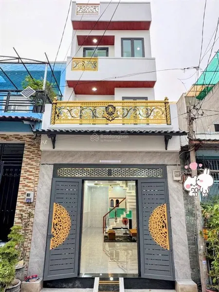 Nhỉnh 4 tỷ, đất full thổ cư gần bà hom q6, 2p qua tên lửa 75m2, xây 5 tầng, hẻm xe hơi 5m