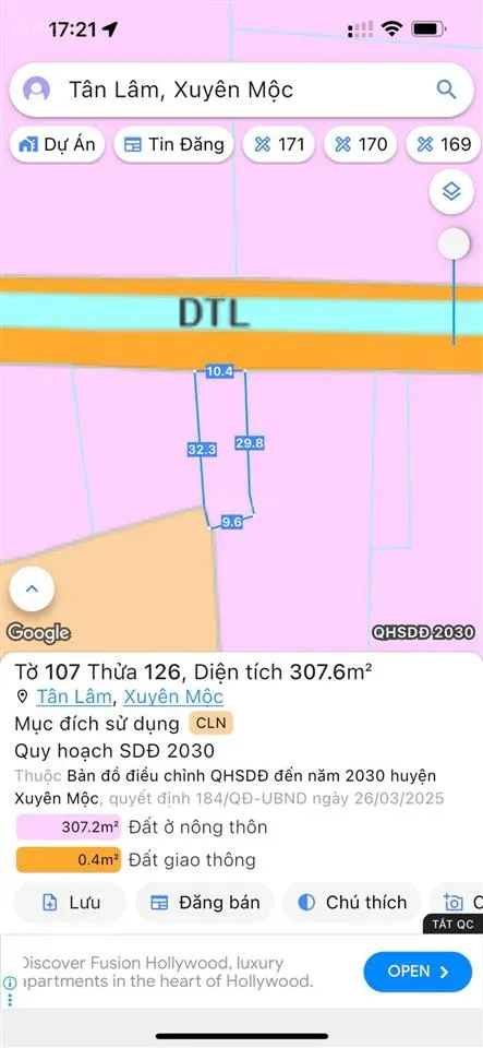 Đất tặng nhà tân lâm xuyên mộc brvt (tp. hcm)