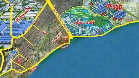 Đất biển giáp các khu nghỉ dưỡng