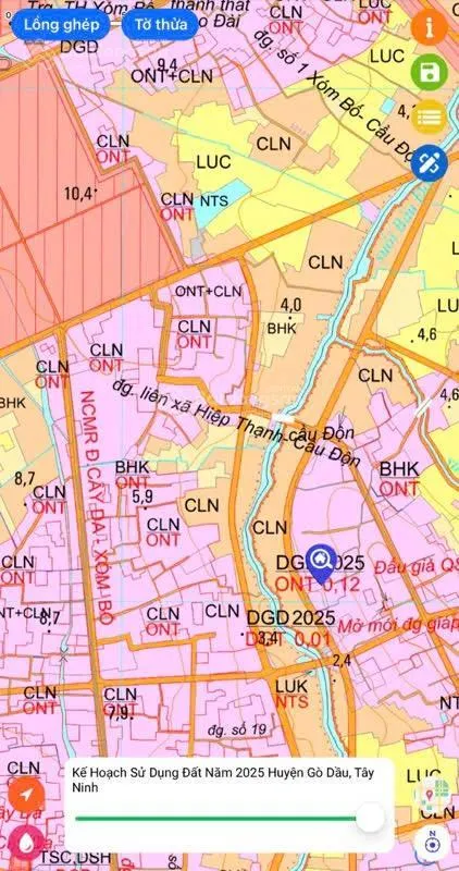 Bán đất cạnh khu công nghiệp hiệp thạnh, gò dầu, tây ninh