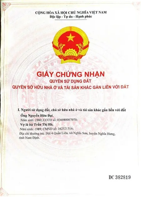 Mở bán 25 lô f0 chưa qua đầu tư đất tại an thắng, an lão, hải phòng giá chỉ 435tr/lô