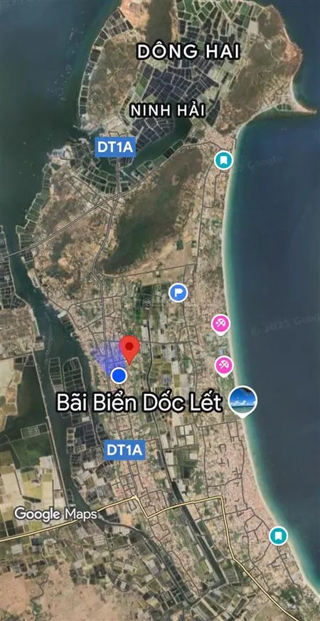 Bán đất biển dốc lết, phường ninh hải, cách biển khoảng 1 km. dt 150m2. giá chỉ 850 triệu