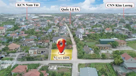 Mở bán 5 lô đất f0 mặt đường kinh doanh gần quốc lộ 5a tại phú thái, tp hải phòng