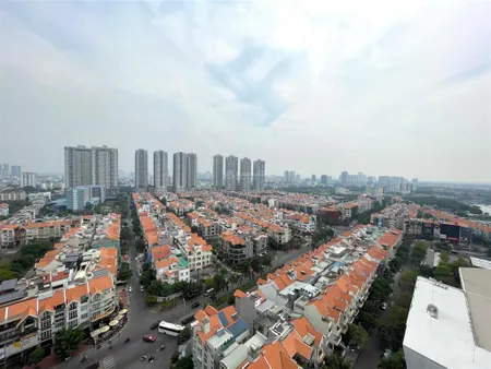 Penthouse him lam riverside, hoàng trọng mậu, q. 7 219.3m2 view biệt thự, sổ hồng, nội thất cao cấp