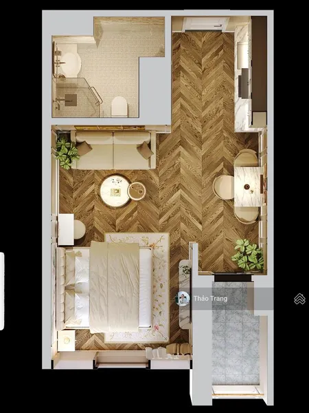 Căn hộ mặt biển, sở hữu lâu dài, newtown diamond chỉ 3 tỷ 1 căn 1 pn tầng trung