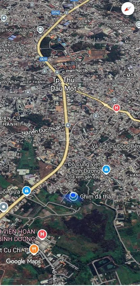Bán lô đất chánh mỹ bình dương cách quốc lộ 13 là 300 mét, đường nhựa 4m, 5*25m thổ cư 74.7m2