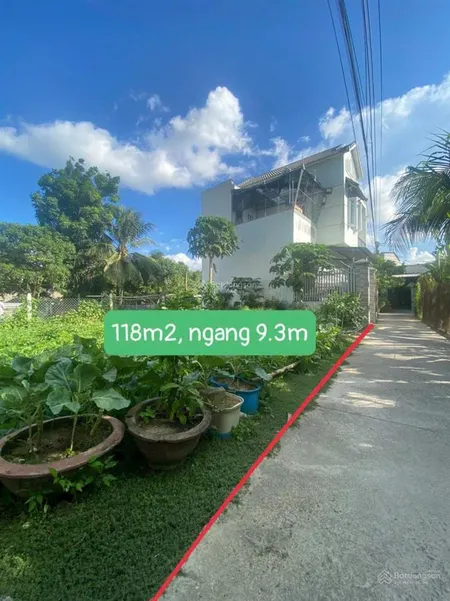 Bán đất 118m2, ngang 9.3m diên thạnh gần tt diên khánh, giá 1.15 tỷ
