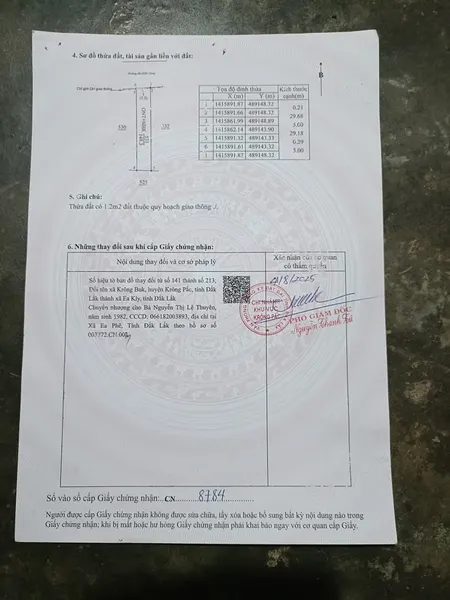 Bán đất 300m² giá 500 triệu Xã Ea Kly
