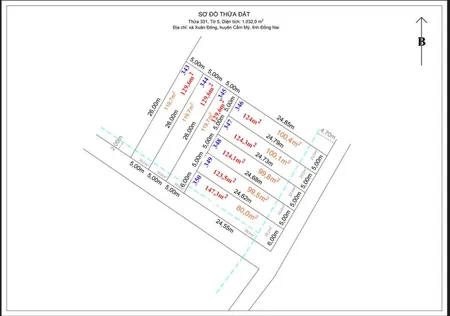 Bán đất 1032.7m² giá 4.63 tỷ Xã Xuân Đông