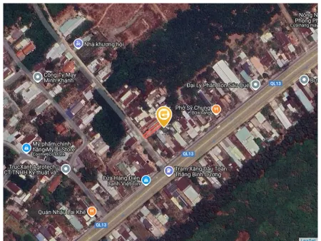 Bán đất 202.4m² ngang 5m giá 1.4 tỷ Phường Bến Cát