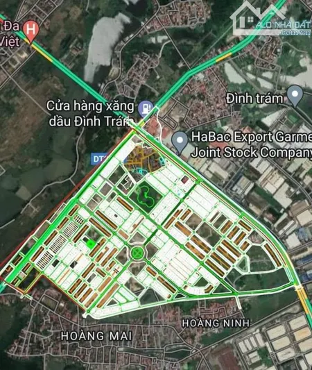BÁN ĐẤT NỀN DỰ ÁN KĐT ĐÌNH TRÁM SEN HỒ QL37 VIỆT YÊN 75M2 - 2 TỶ