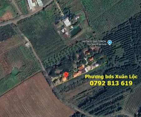 Bán đất 1072.7m² ngang 10m giá 1.25 tỷ Xã Xuân Lộc