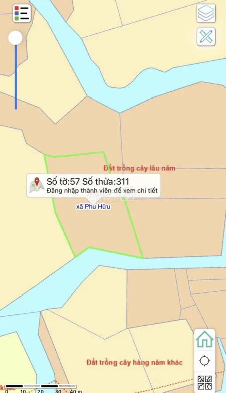 Bán đất 2113m² ngang 27.9m giá 6 tỷ Xã Đại Phước