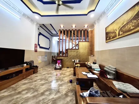 Bán nhà đẹp 5 tầng, 64m2 (5x14), Hẻm xe hơi, ngay Hương Lộ 80, gần Lê Văn Quới, hơn 4 tỷ