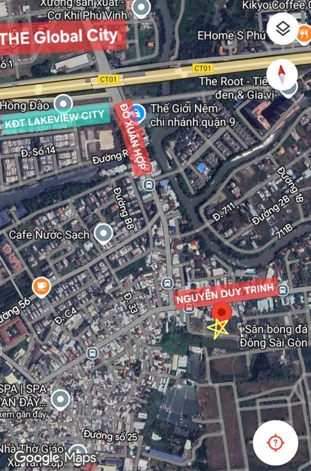 Bán đất dự án Quận 2 cách Nguyễn Duy Trinh 20M, DT 90m2 ngang 5M mặt tiền đường 12M sổ CN