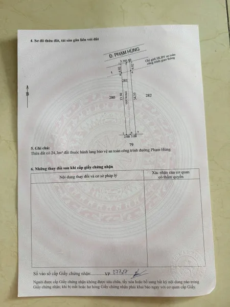 Bán đất Phạm Hùng đoạn Tole Hoa Sen 452.7m² ngang 10m giá 3.6 tỷ Phường Sóc Trăng