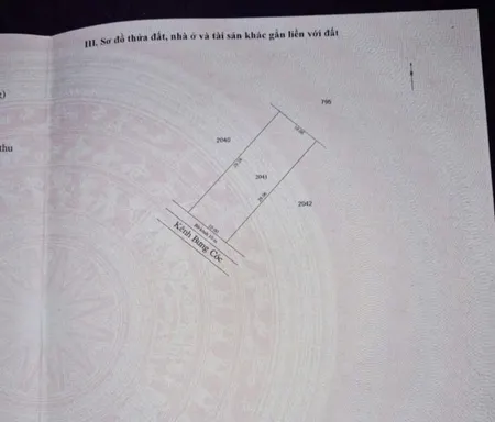 Bán đất kênh Bưng Cốc 291.7m² ngang 10m giá 790 triệu Phường Mỹ Xuyên