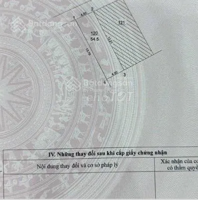 Bán gấp mảnh đất vừa rộng vừa rẻ đường ỷ lan ô tô 7 chỗ vào tận nơi 55m2, mt 4m, chỉ 4,2 tỷ!