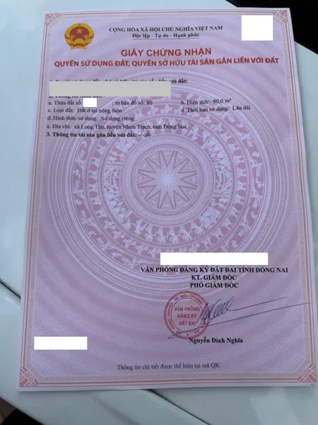 Cần bán nền đất mặt tiền đường Lê Hồng Phong - dự án Hud Nhơn Trạch Đồng Nai