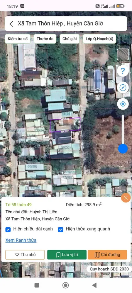 Bán đất 276m² ngang 12m giá 4 tỷ Xã Bình Khánh