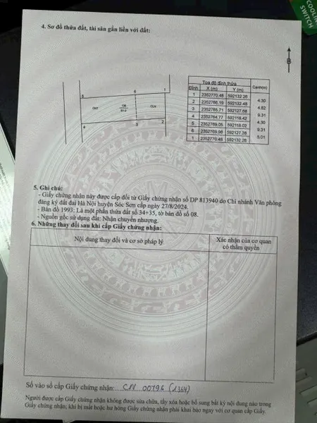 Bán đất 61m² ngang 4.3m giá 1.3 tỷ Xã Đa Phúc