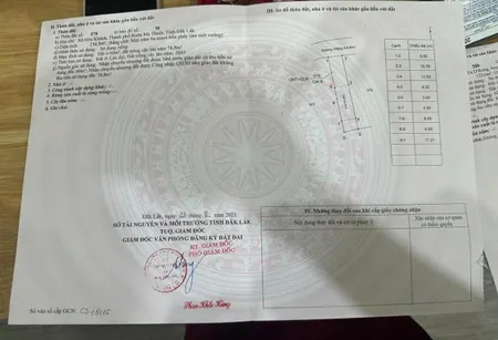 BÁN ĐẤT CÁCH ĐƯỜNG TRÁNH ĐÔNG 200m, đường thông, đất 135m2, thổ cư, sổ công chứng ngay. bán 635tr