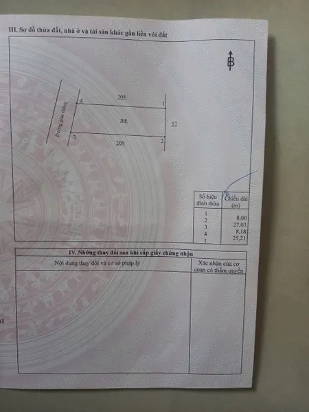 Bán đất 209m² ngang 8m giá 5 tỷ Xã Đại Phước