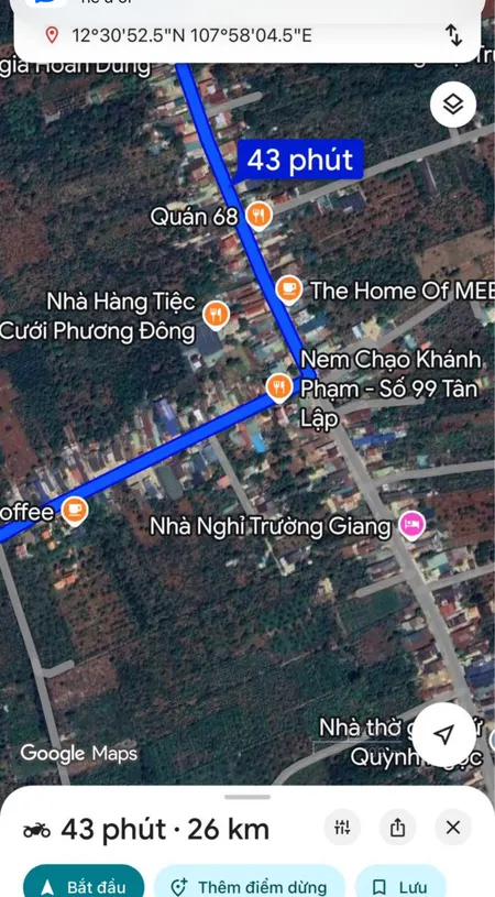 Bán đất 193m² giá 160 triệu Xã Ea Na