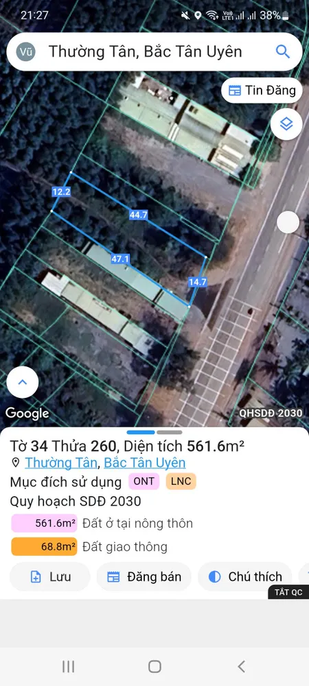 Nhà Đất Thường Tân Bắc Tân Uyên Bình Dương