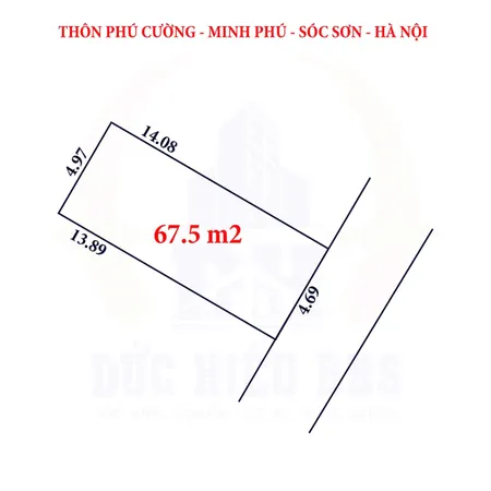 Bán đất 67m² ngang 4.97m giá 1.8 tỷ Xã Kim Anh