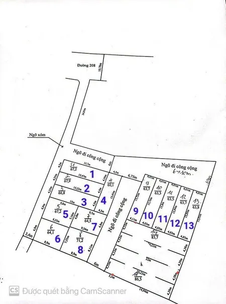 Bán đất 68.1m² ngang 4,35m giá 2.75 tỷ Phường An Hải( An đồng). liên hệ 0362558882